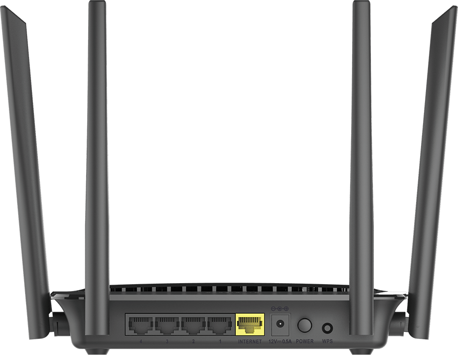 أكسيس بوينت واي فاي AC1200 من دي لينك ، ثنائي النطاق ، 4 أنتنة ، أسود ، DIR-822