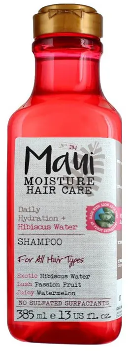 شامبو  بماء الكركديه لترطيب وتغذية جميع أنواع الشعر من ماوي ,  385 مل