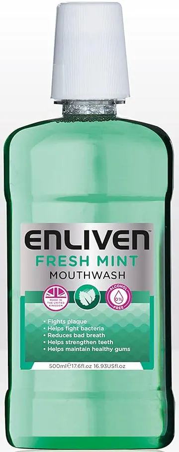 Enliven Fresh Mint Mouth Wash, 500 Ml
