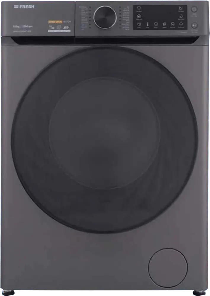 غسالة ملابس فول اوتوماتيك فريش تحميل أمامي ، 7 كيلو، 1200 لفة، انفرتر ، شاشة ليد، فضي، W7DD1255PC-S