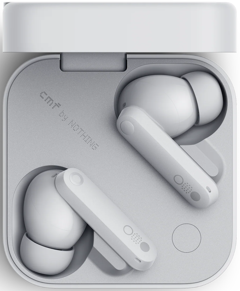 CMF Buds Pro2 Wireless Earbuds, Bluetooth 5.3, Noise Cancelling, Waterproof, Light Grey, B172