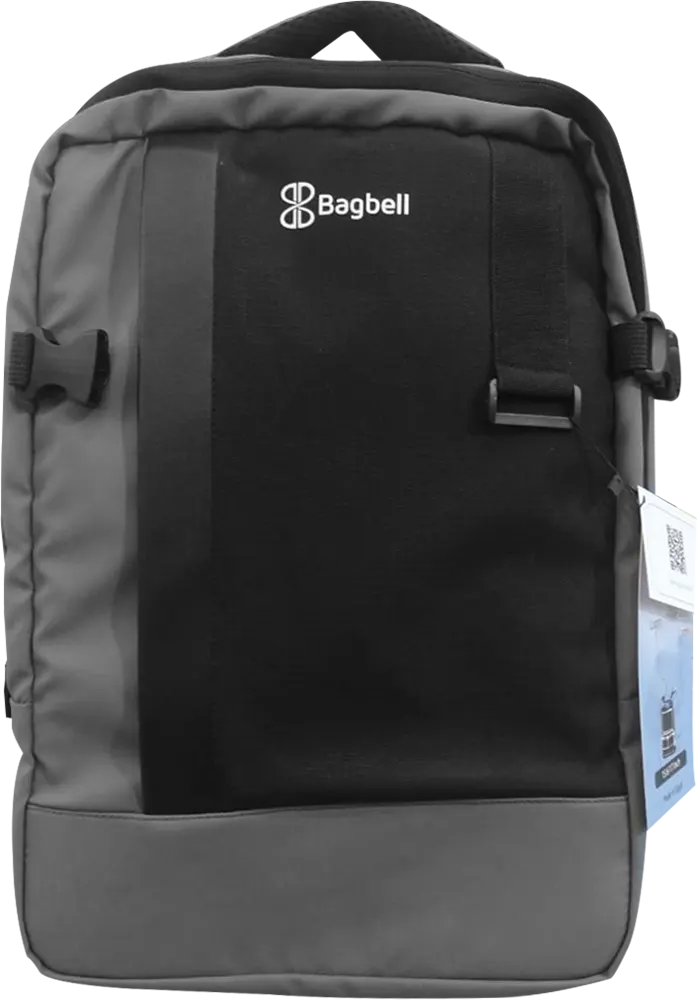شنطة ظهر لاب توب باج بيل، 15.6 بوصة، مضادة للماء، أسود*رمادي،  B-2030