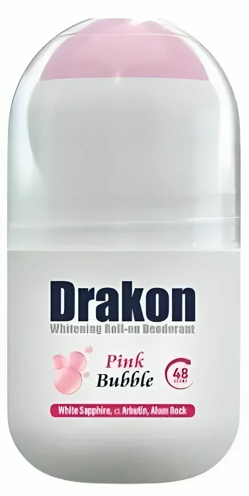 Drakon Whitening Roll On Pink Bubble Deodorant for Women, 50 ml
