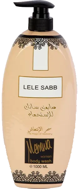 Memwa Lele Saab Body Wash, 1000ML.