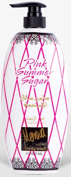 غسول الجسم بينك شوجر ميموا، 1000 مل .
