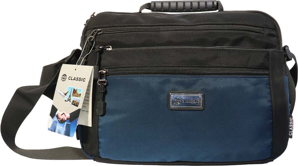 شنطة كتف لاب توب كلاسيك ، مقاس 20*30 ، أسود