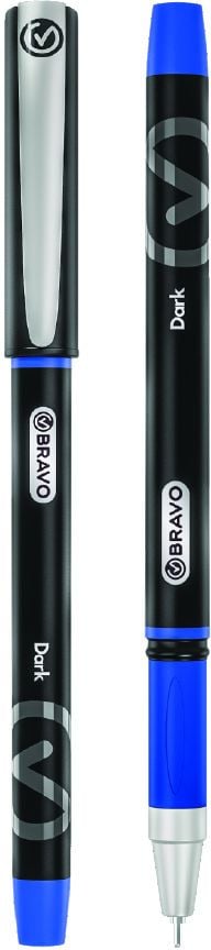 Bravo Dark Ballpoint Pen, Blue
