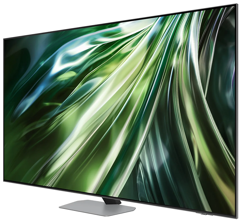 شاشه سامسونج سمارت ، 55 بوصة ، بدقة 4K ، شاشة QLED ، رسيلفر مدمج ، QA55QN90DAUXEG