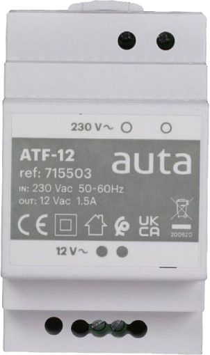 electonical ballast from AUTA, 12 volt, for intercom devices, 715503