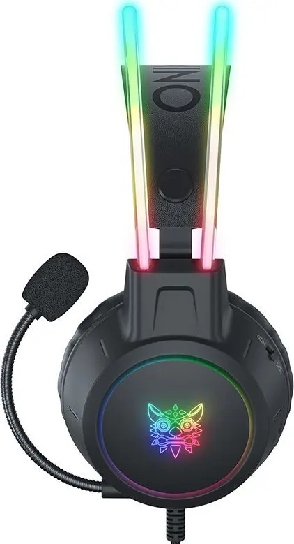Onikuma X15 PRO Wired Gaming Headphone , RGB Lighting , Noise-Cancelling Mic , Multi-Color