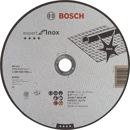 Bosch Metal Cutting Disc, 9", 600096