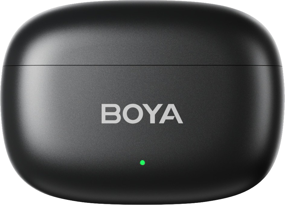BOYA Ultra Mini Wireless Microphone, Dual Channel, Noise Cancelling, 2.4GHz, Lightning, Black, MINI-15