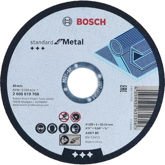 Bosch Metal Cutting Disc, 5", 619768
