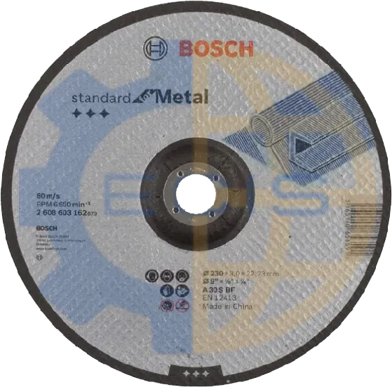 Bosch Metal Cutting Disc, 9", 603162