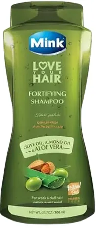 Mink Shampoo Olive Oil & Almond Oil & Aloe Vera, 700 Ml