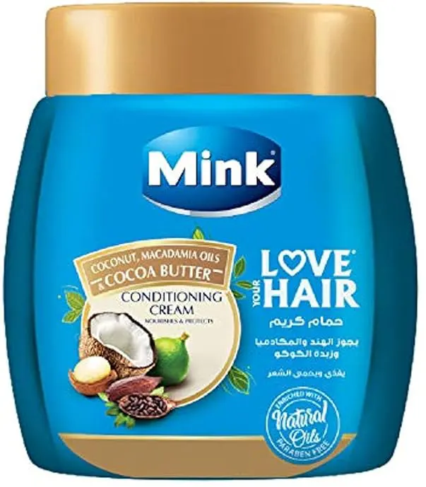Mink Conditioning Cream With Coconut, Macadamia Oils And Cocoa Butter, 800Ml