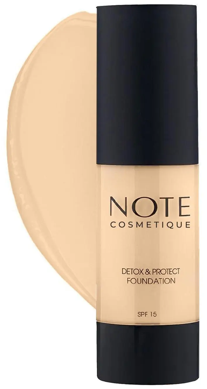 Note Detox And Protect Matt Foundation, 02 Natural Beige