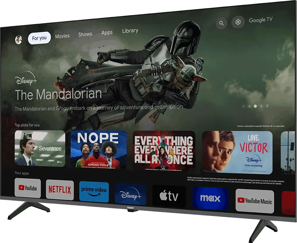 Haier TV , 32 inches, Smart, LED, Wifi,  Google TV, model H32K80E