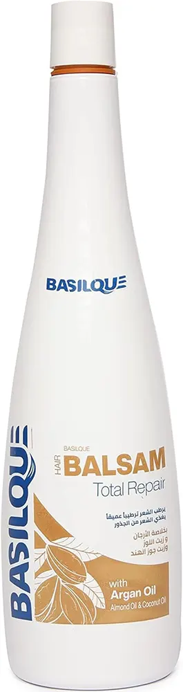 بلسم للشعر لإصلاح الشعر بالكامل بزيت الأرجان وزيت اللوز وزيت جوز الهند من بازيلك، 1000 مل