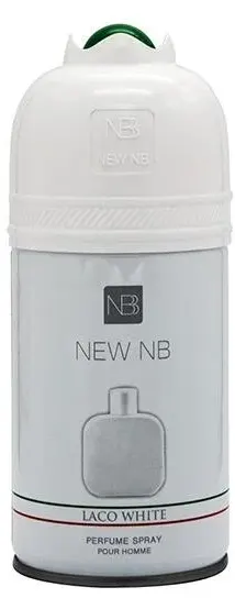 سبراي معطر للجسم لاكو وايت للرجال من نيو ان بي، 250 مل