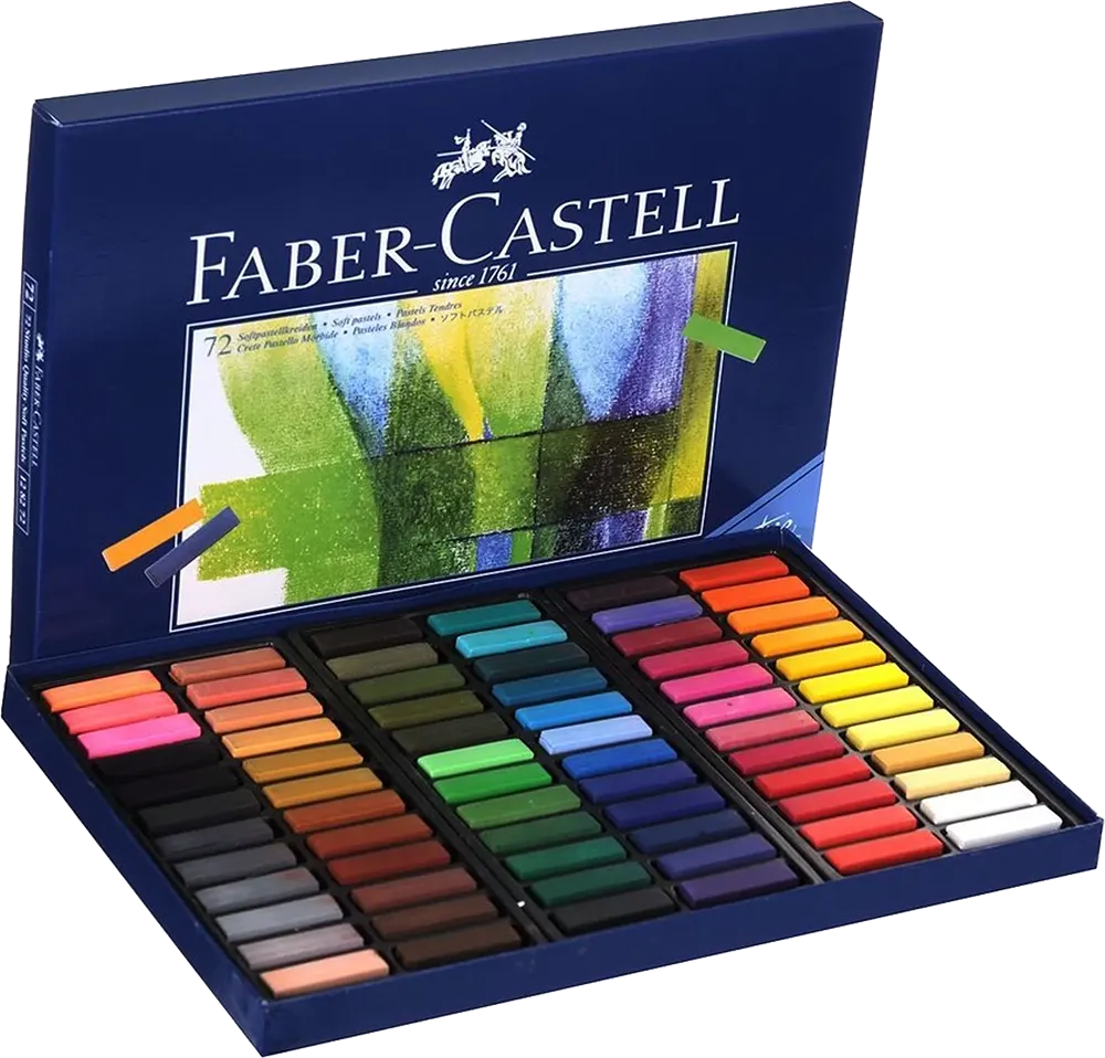 Faber-Castell Soft Pastel Color Set, 72 Mini Colors, Multiple Colors, Model 128272