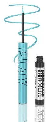 ايلاينر ميبلين تاتو لاينر بلاي سائل يدوم حتي 48 ساعه، اكوا