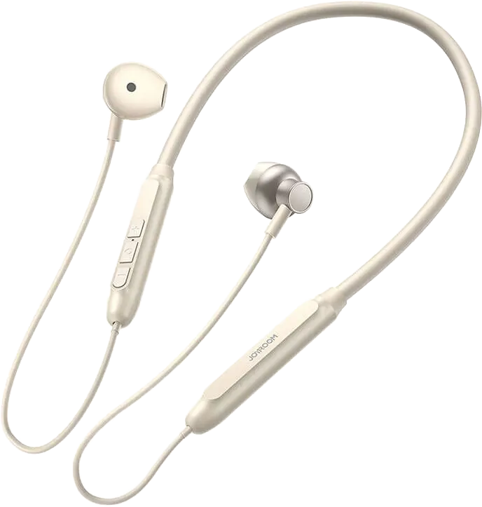 سماعة أذن لاسلكية نك باند جوي رووم ، بلوتوث 5.4 ، مقاومة للماء ، أبيض كريمي ، JR-D8