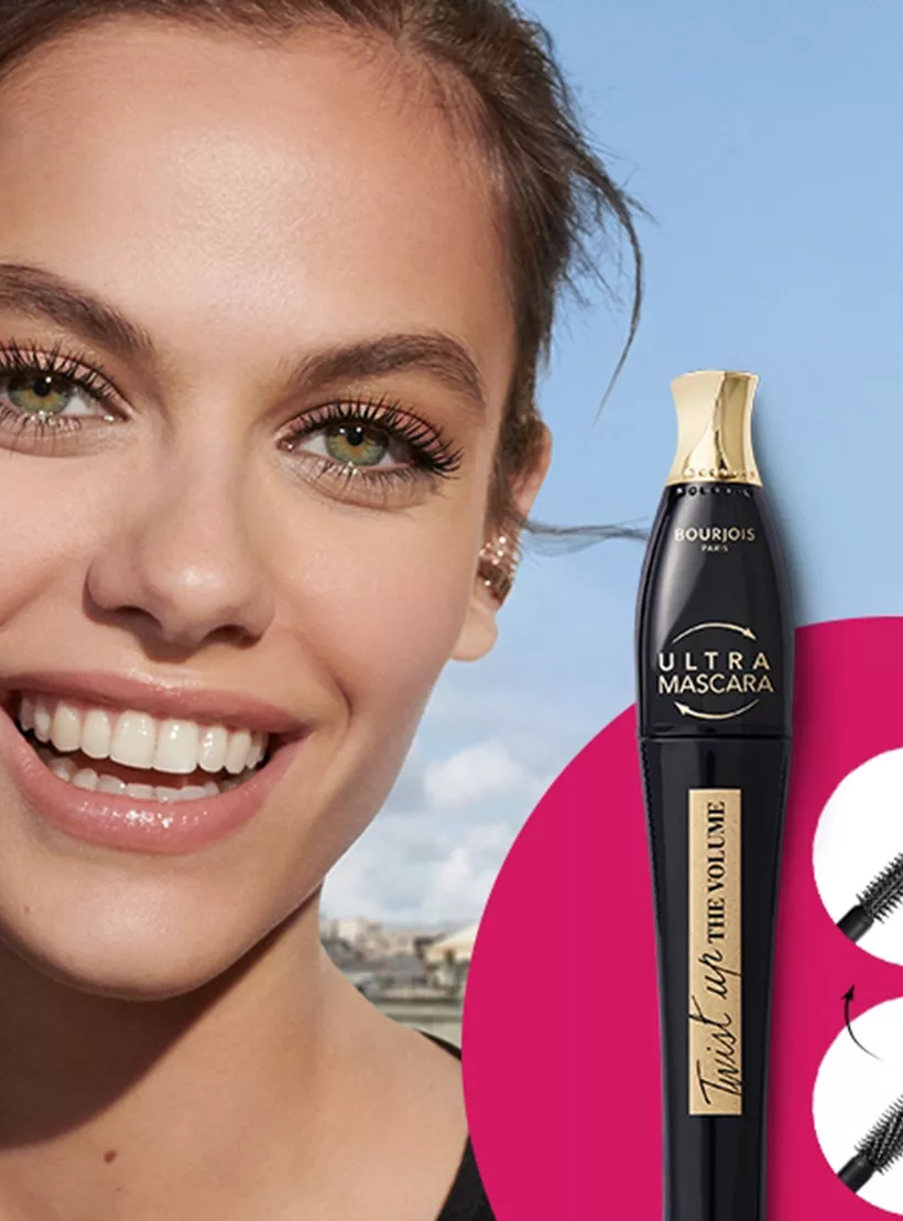 Bourjois Twist Up Mascara The Volume Ultra Black & Kohl Kajal Kit, 001