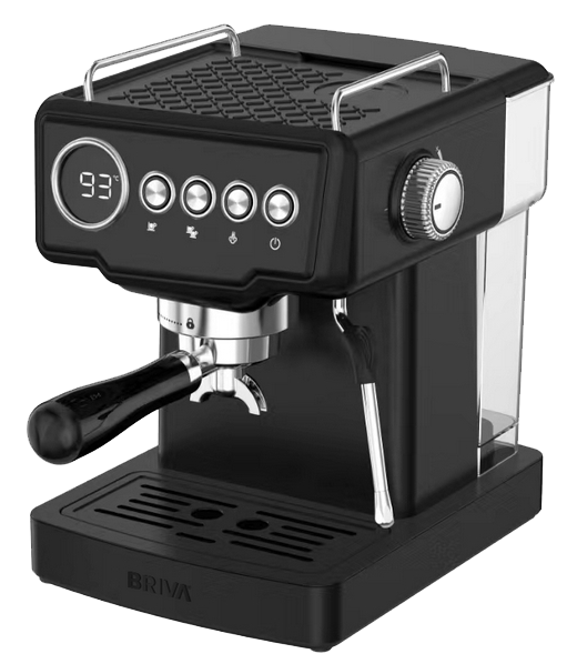 ماكينة تحضير القهوة بريفا ، 1350 وات ، 20 بار ، خزان مياة 1.8 لتر ، شاشة ديجيتال ، أسود ، موديل 87861 - Brew Black