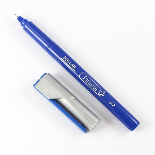 قلم سن ريشة دولار ازرق
