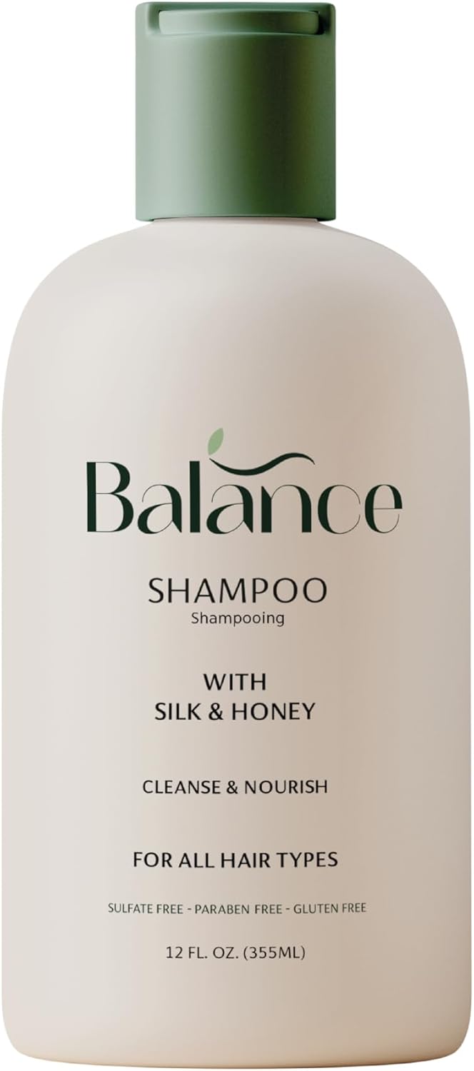 شامبو بالحرير والعسل لجميع انواع الشعر من بالنس، 355 مل