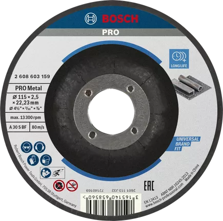 Bosch Metal Cutting Disc, 4.5",603159
