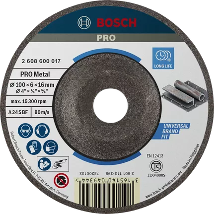 Bosch Grinding Disc, 4", 600017