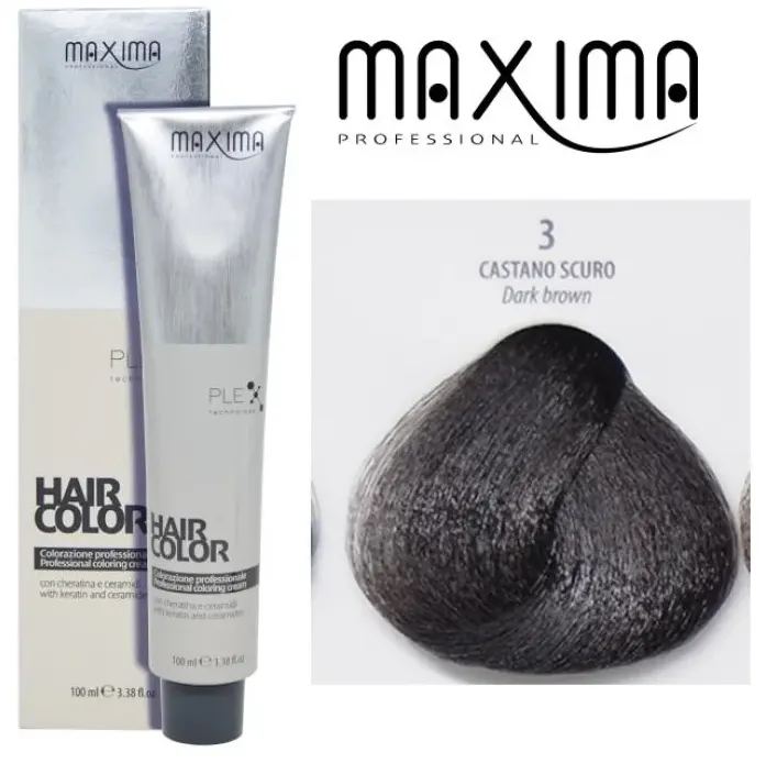صبغة شعر من ماكسيما 3 بني غامق، 100 مل