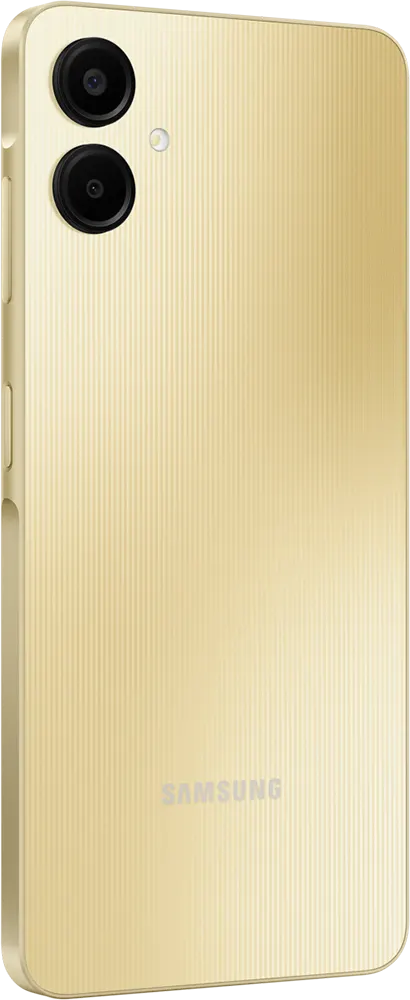 Samsung Galaxy A06 Dual SIM Mobile, 128GB Internal Memory, 6GB RAM, 4G LTE, Gold