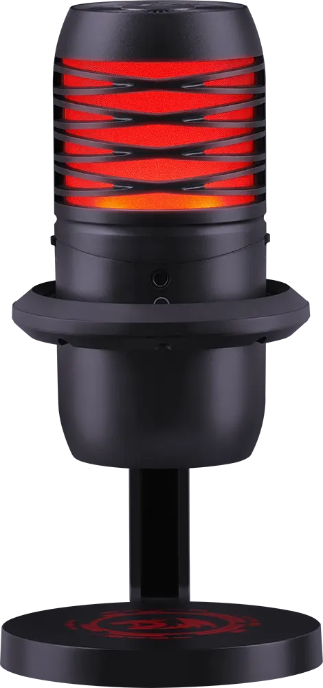 ميكروفون مكثف سلكي ريدراجون نيبولا، ألوان إضاءة خلفية، أسود، GM211