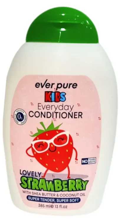 بلسم للشعر الكيرلي للاطفال برائحه الفراولة من ايفر بيور، 385 مل