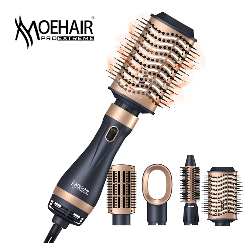 Moehair 4 in 1 Professional Hair Dryer Brush , 1000W , Ceramic Coating and Overheat Protection Technology , MO-7154