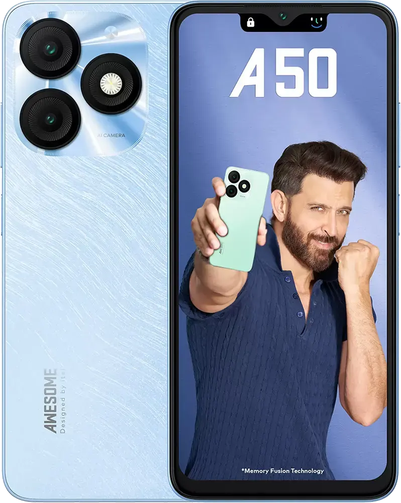 موبايل اي تيل A50 ، ثنائي الشريحة، ذاكرة 128 جيجابايت، رامات 3 جيجابايت، شبكة الجيل الرابع إل تي إي، أرزق فاتح