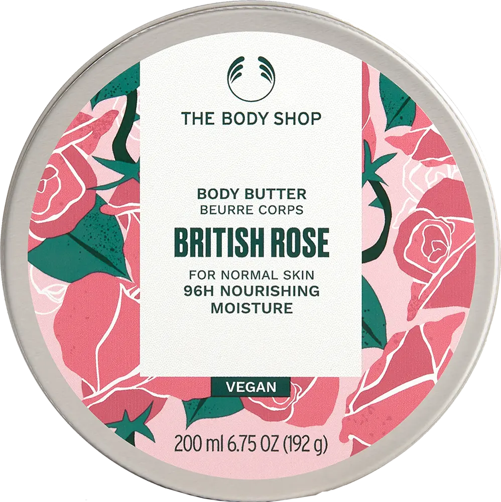 بادي بتر بريتش روز من ذا بودي شوب، 200 مل