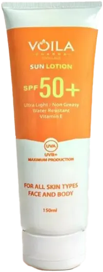 واقي شمس لوشن بعامل حماية من الشمس 50+ من فوالا، 150 مل