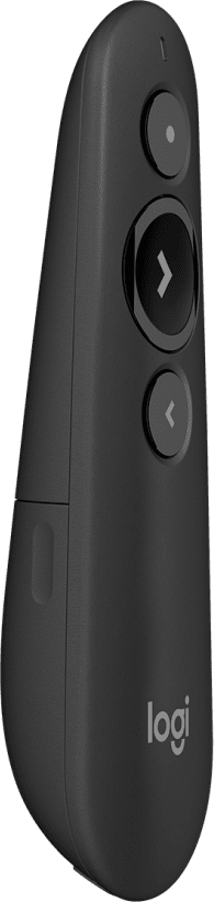 Logitech Presentation Laser Remote, Wireless, USB, Graphite, R500s