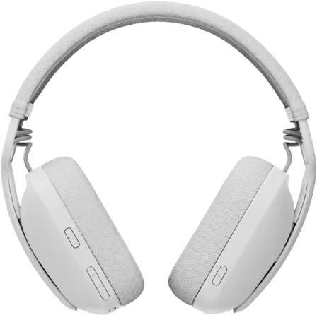 Logitech ZONE VIBE Wireless Headset, Bluetooth 5.2, Dual omni-directional Mics, Noise Cancelling, White, ZONE VIBE 100 - 981-001219