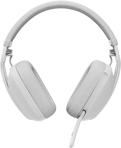 Logitech ZONE VIBE Wireless Headset, Bluetooth 5.2, Dual omni-directional Mics, Noise Cancelling, White, ZONE VIBE 100 - 981-001219