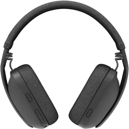 Logitech ZONE VIBE Wireless Headset, Bluetooth 5.2, Dual Omnidirectional Microphone, Noise Cancelling, Graphite, ZONE VIBE 100 - 981-001213
