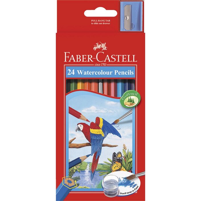 Faber-Castell 24 Watercolor Pencils 114464