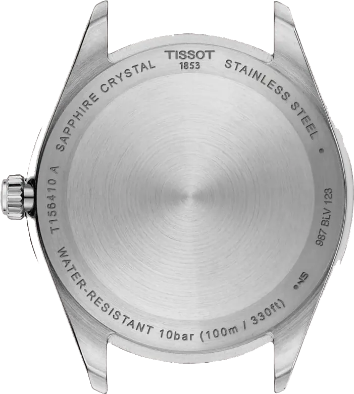 Tissot Men's Watch, Silver Dial , Round Hands , Silver * Gold Stainless Steel Strap, Analog Wrist Watch, Silver* Gold, T156-410-22-031