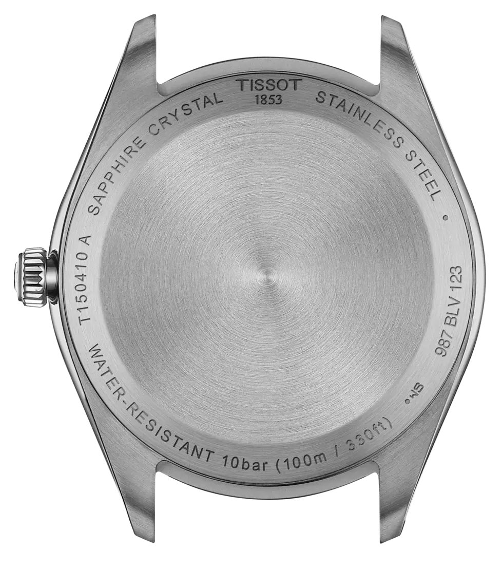 Tissot Swiss Men's Watch , Round Hands , Stainless Steel Strap , Water Resistant , Silver, T150-410-11-091