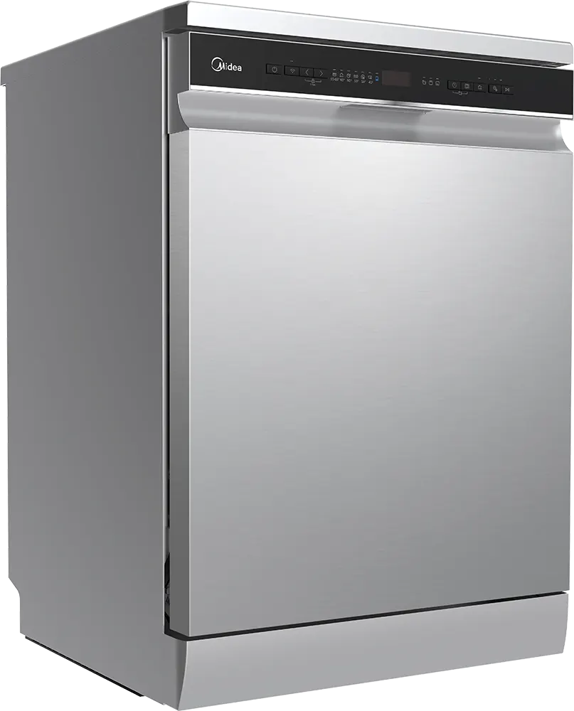 غسالة أطباق ميديا 14 فرد، 6 برامج، شاشة ديجيتال، ستانلس ستيل لون فضي، MDWEF1433D(SS)-WI-EG