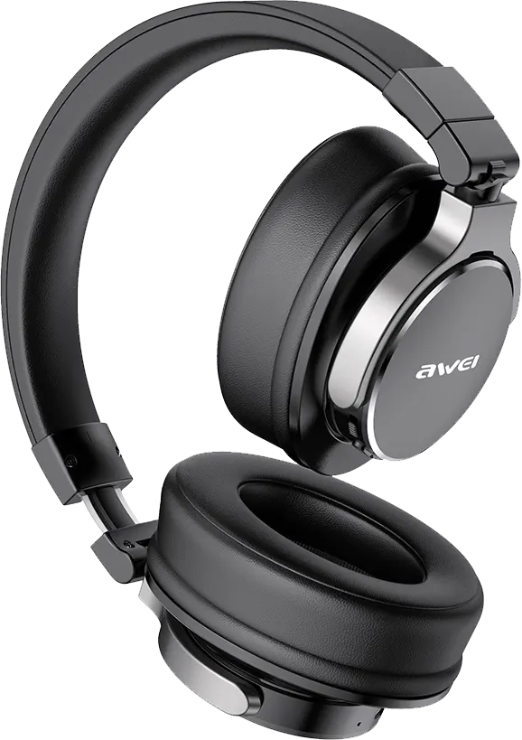 سماعة رأس لاسلكية قابلة للطي وقابلة لإعادة الشحن من اوي، بلوتوث 5.3، خاصية ANC، أسود، A710BL